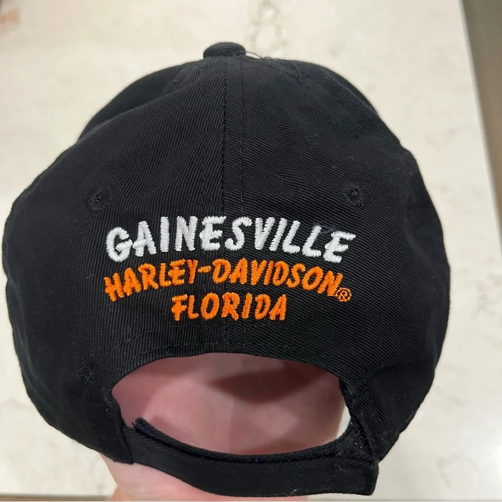 Harley Davidson Hat Adjustable Snapback Cap Gainesville Florida Alligator - Picture 4 of 8